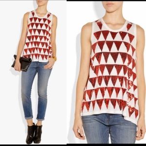 Sass & Bide Hello Stranger Medium Sequined top NWT